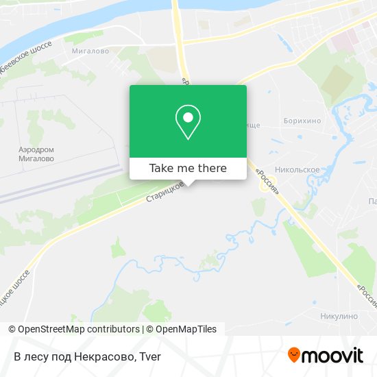 В лесу под Некрасово map