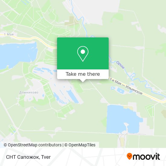 СНТ  Сапожок map