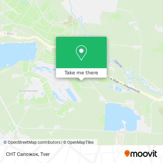 СНТ  Сапожок map