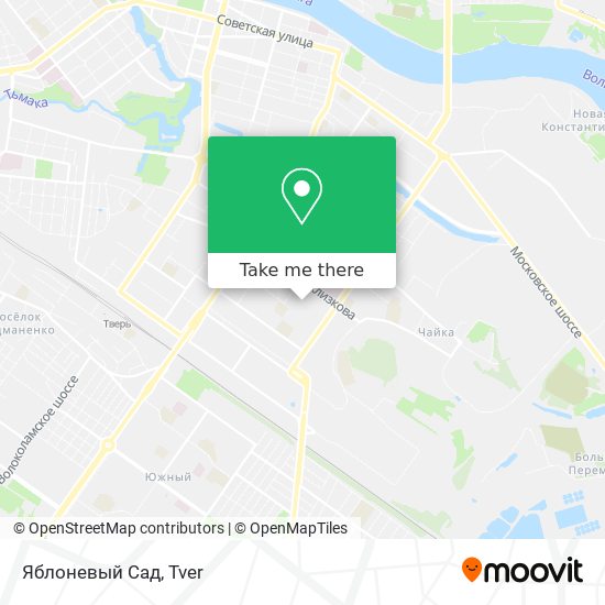 Яблоневый Сад map