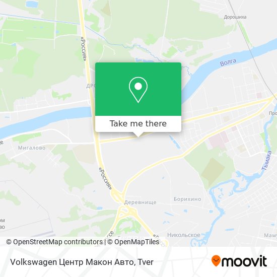 Volkswagen Центр Макон Авто map