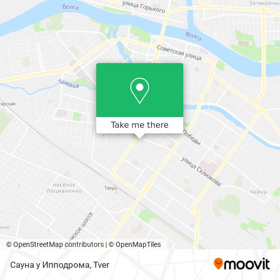 Сауна у Ипподрома map