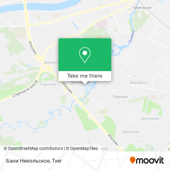 Бани Никольское map