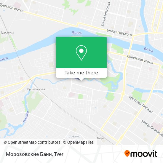 Морозовские Бани map