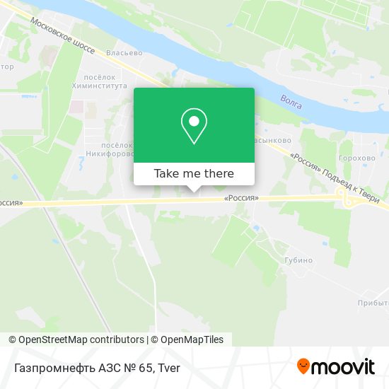 Газпромнефть АЗС № 65 map