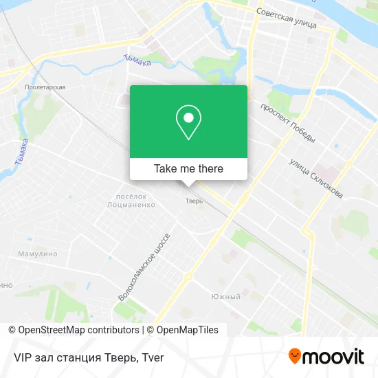 VIP зал  станция Тверь map