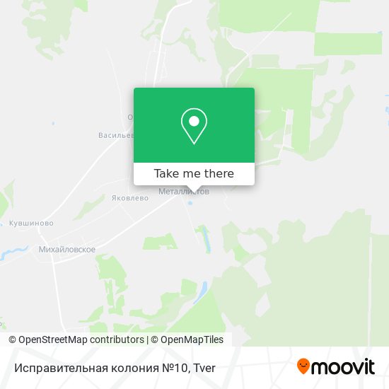 Исправительная колония №10 map