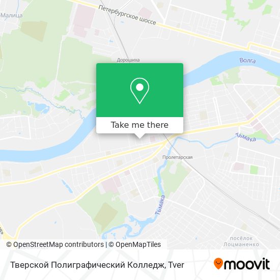 Тверской Полиграфический Колледж map