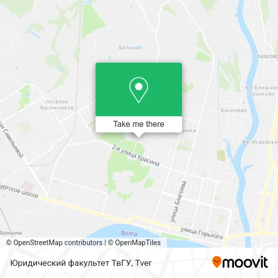 Юридический факультет ТвГУ map