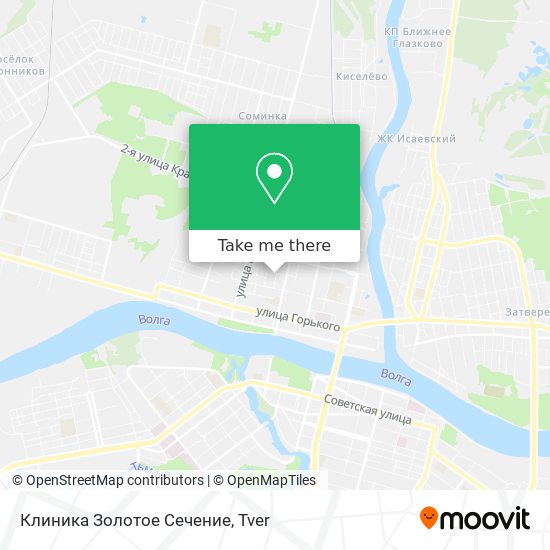 Клиника  Золотое Сечение map