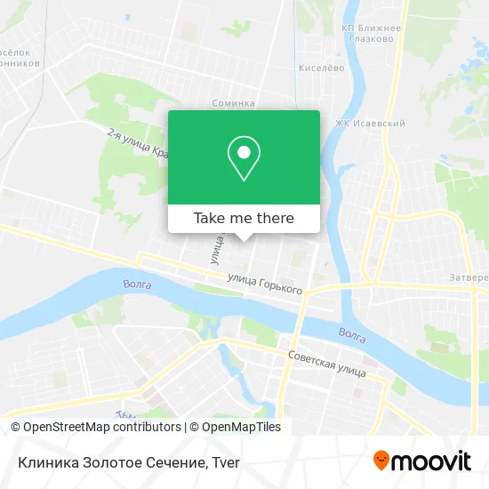 Клиника  Золотое Сечение map