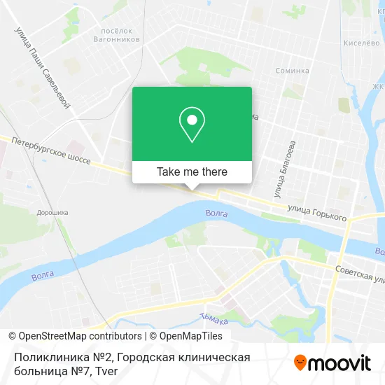 Поликлиника №2, Городская клиническая больница №7 map