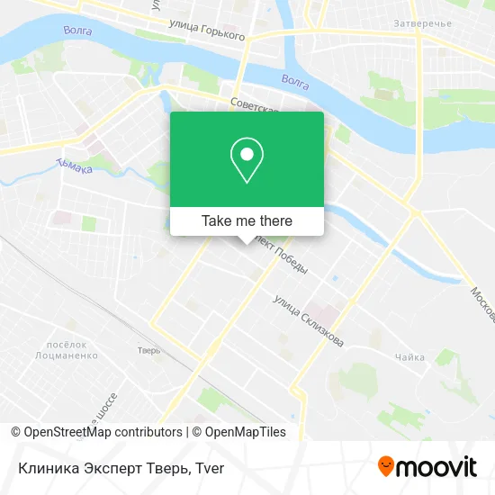 Клиника Эксперт Тверь map