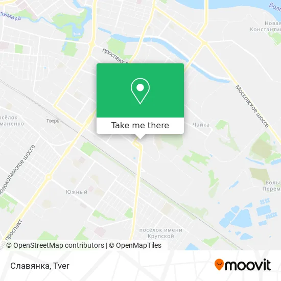 Славянка map