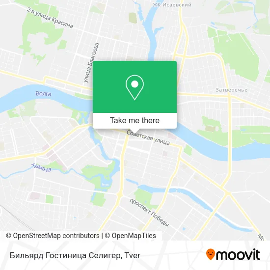 Бильярд Гостиница Селигер map