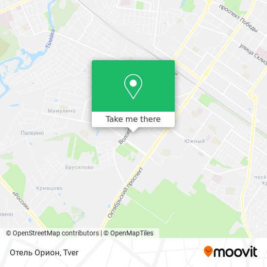 Отель  Орион map