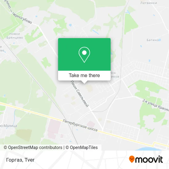 Горгаз map