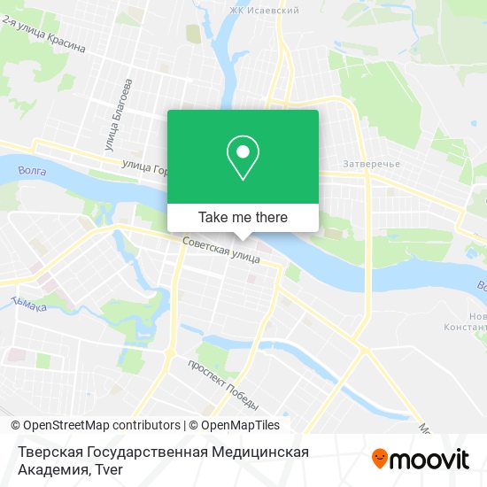 Тверская Государственная Медицинская Академия map