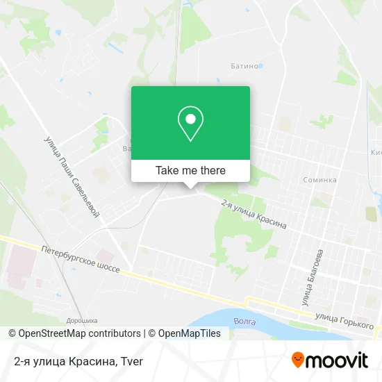 2-я улица Красина map
