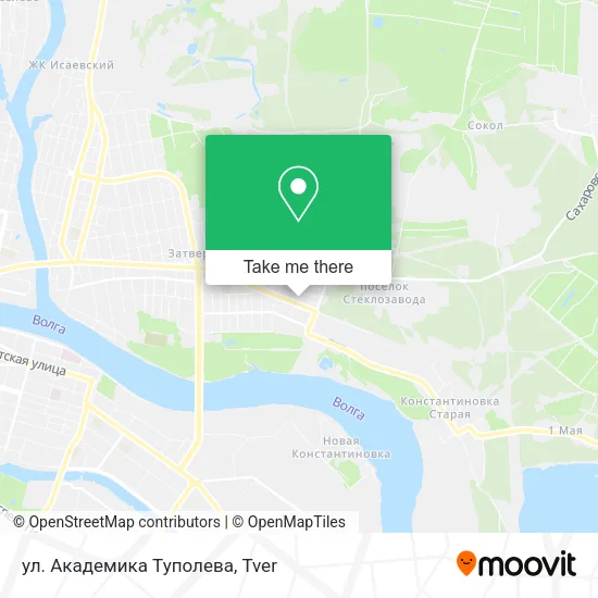 ул. Академика Туполева map