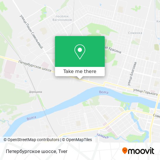 Петербургское шоссе map