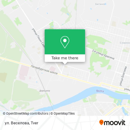 ул. Веселова map