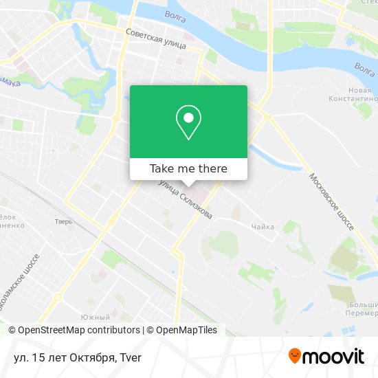 ул. 15 лет Октября map