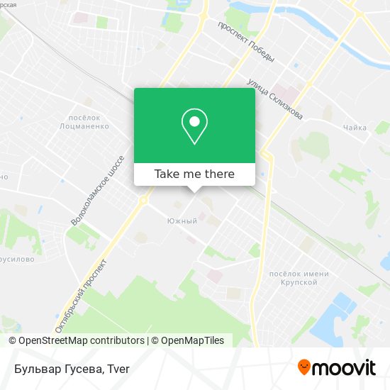 Бульвар Гусева map
