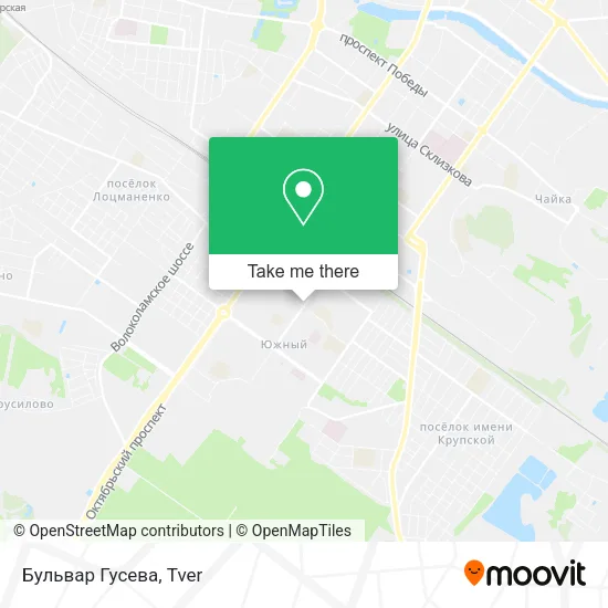 Бульвар Гусева map