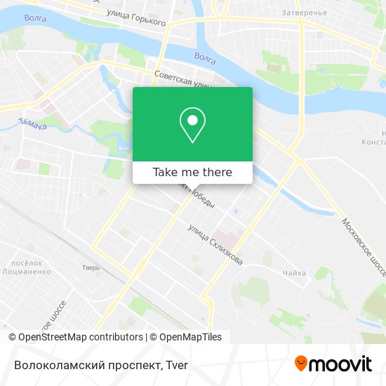 Волоколамский проспект map