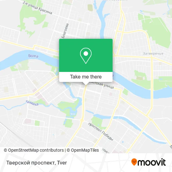 Тверской проспект map