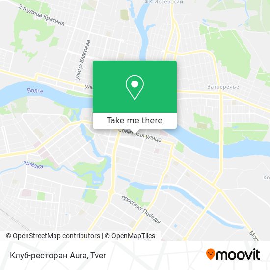Клуб-ресторан Aura map