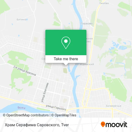 Храм Серафима Саровского map