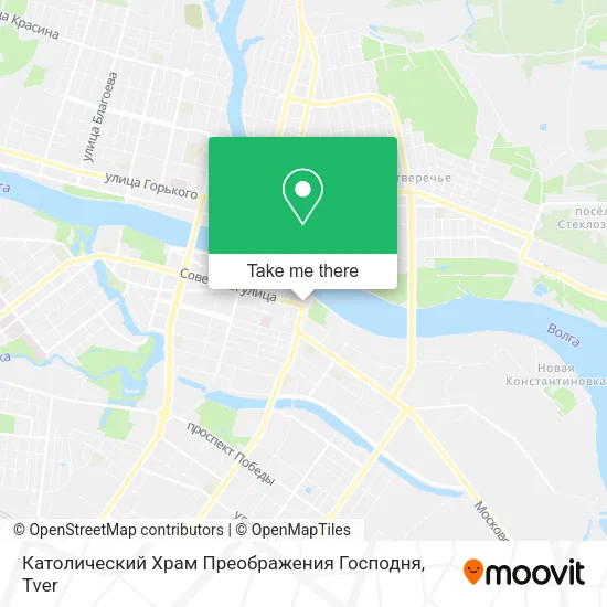 Католический Храм Преображения Господня map