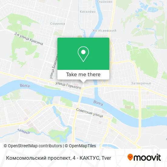 Комсомольский проспект, 4 - КАКТУС map
