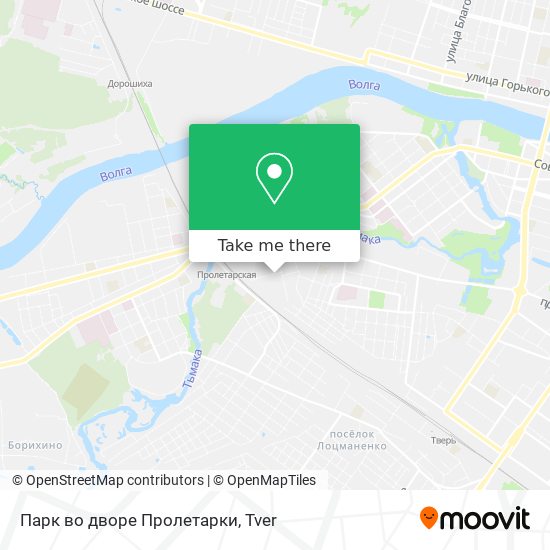 Парк во дворе Пролетарки map