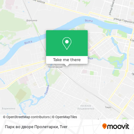 Парк во дворе Пролетарки map