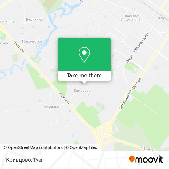 Кривцово map