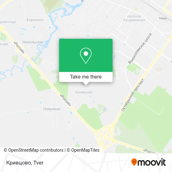 Кривцово map