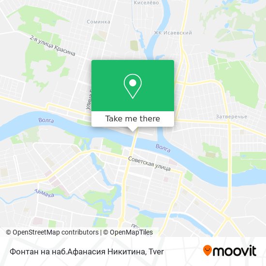 Фонтан на наб.Афанасия Никитина map