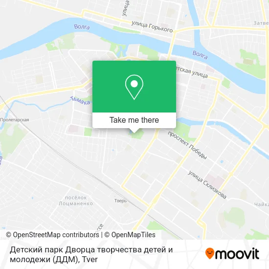 Детский парк Дворца творчества детей и молодежи (ДДМ) map