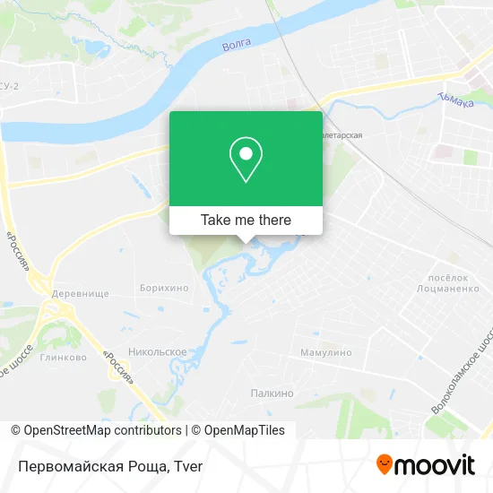 Первомайская Роща map