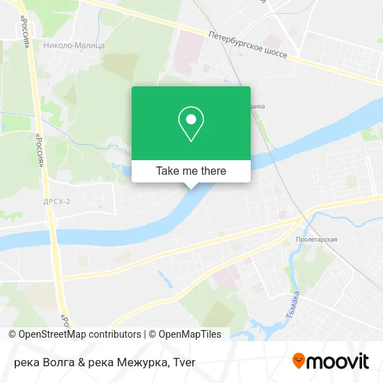 река Волга & река Межурка map