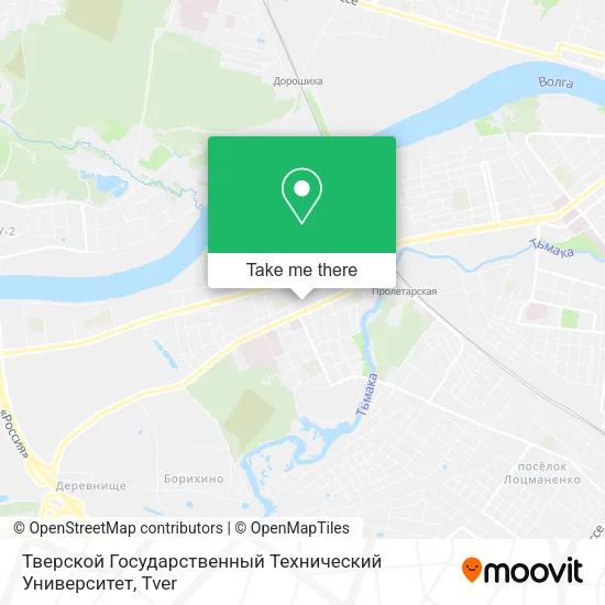 Тверской Государственный Технический Университет map