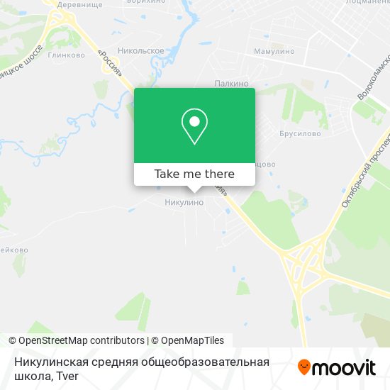 Никулинская средняя общеобразовательная школа map