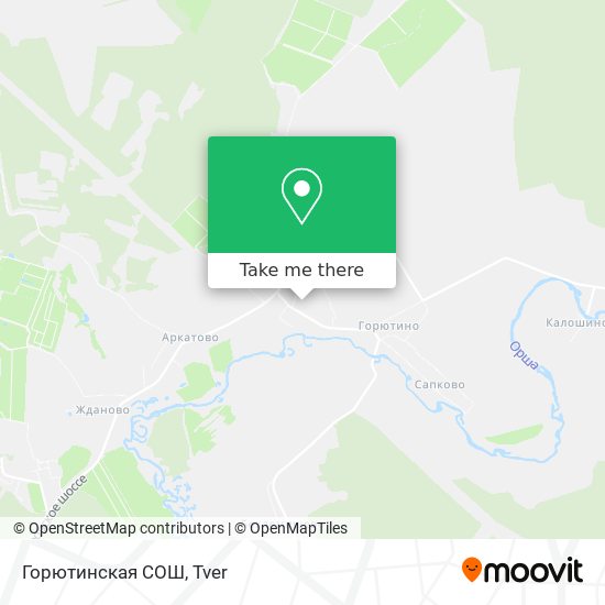 Горютинская СОШ map