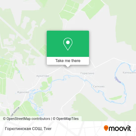 Горютинская СОШ map