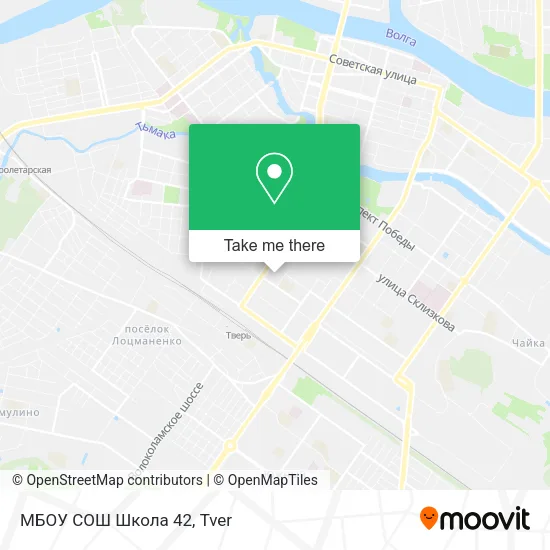 МБОУ СОШ Школа 42 map