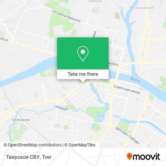 Тверское СВУ map