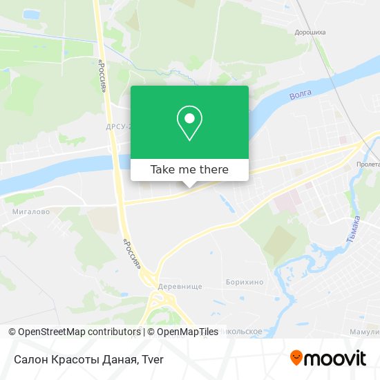 Салон Красоты  Даная map
